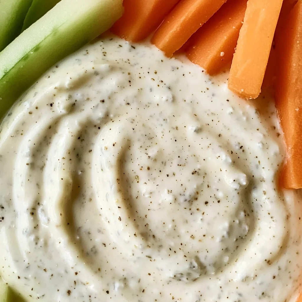 2-Ingredient Cottage Cheese Ranch Dip (High Protein)