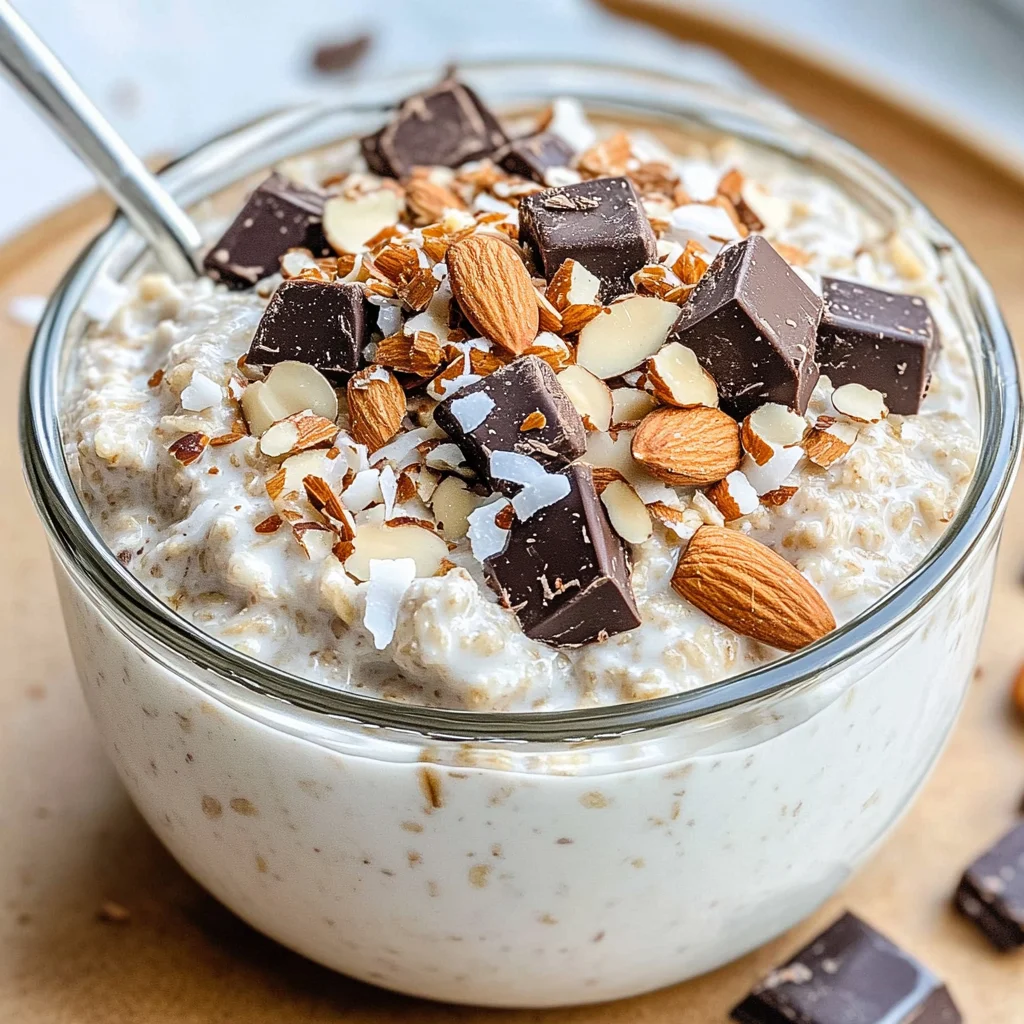 Almond Joy Overnight Oats