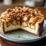 Apple Crisp Cheesecake