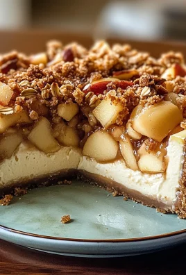 Apple Crisp Cheesecake