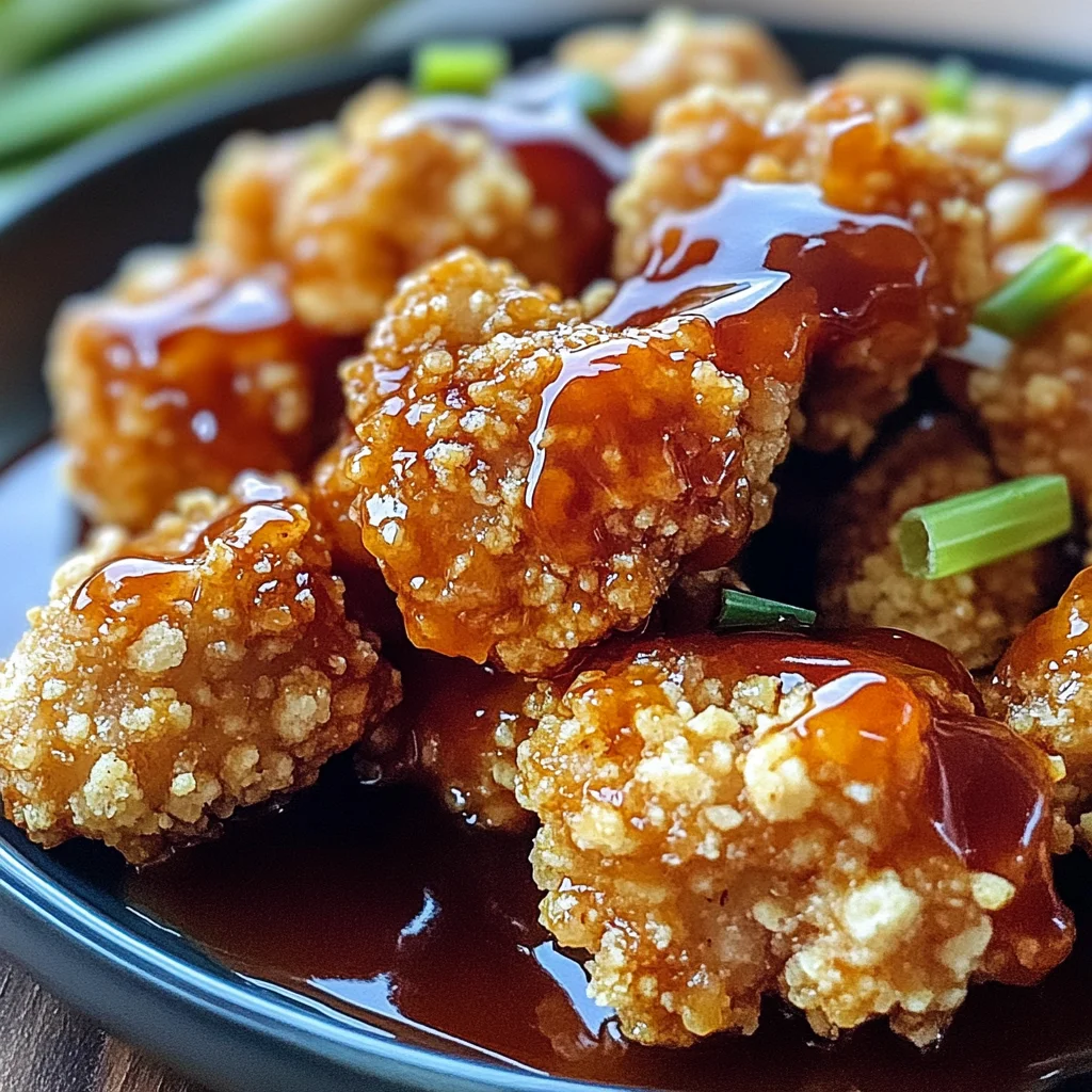 Baked Honey BBQ Popcorn Chicken