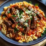 Beef Giouvetsi (Greek Beef Orzo Pasta) Recipe