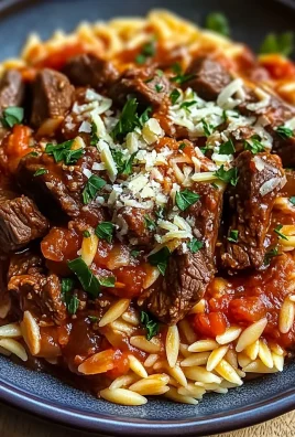 Beef Giouvetsi (Greek Beef Orzo Pasta) Recipe