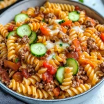 Cheeseburger Pasta