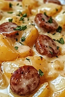 Cheesy Ranch Potatoes and Smoked Sausage
