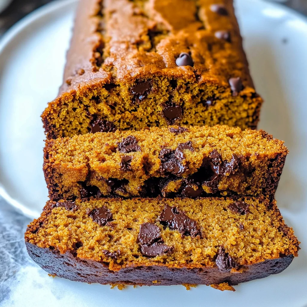 Chocolate Chip Pumpkin Bread Recipe
