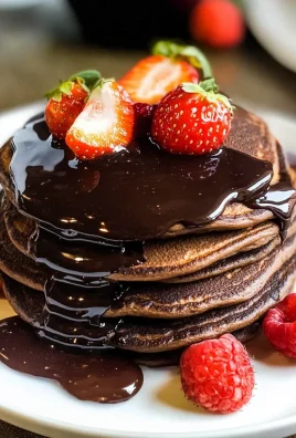 Chocolate Protein Pancakes