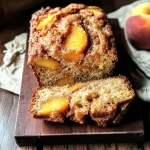 Cinnamon Peach Muffin Bread