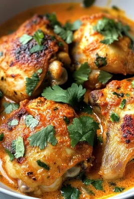 Coconut Milk-Braised Chicken with Harissa and Lime