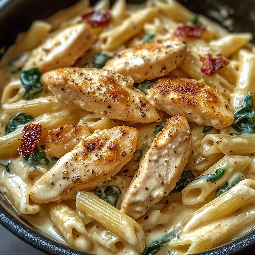 Creamy Boursin Chicken Pasta