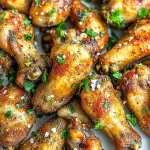 Crispy Baked Salt and Pepper Chicken Wings