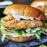 Crispy Chicken Caesar Sandwich