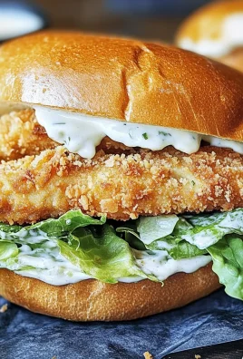 Crispy Chicken Caesar Sandwich