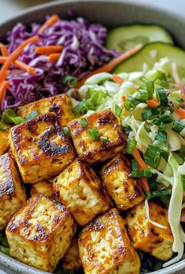Crispy Tofu Bowl with Summer Slaw