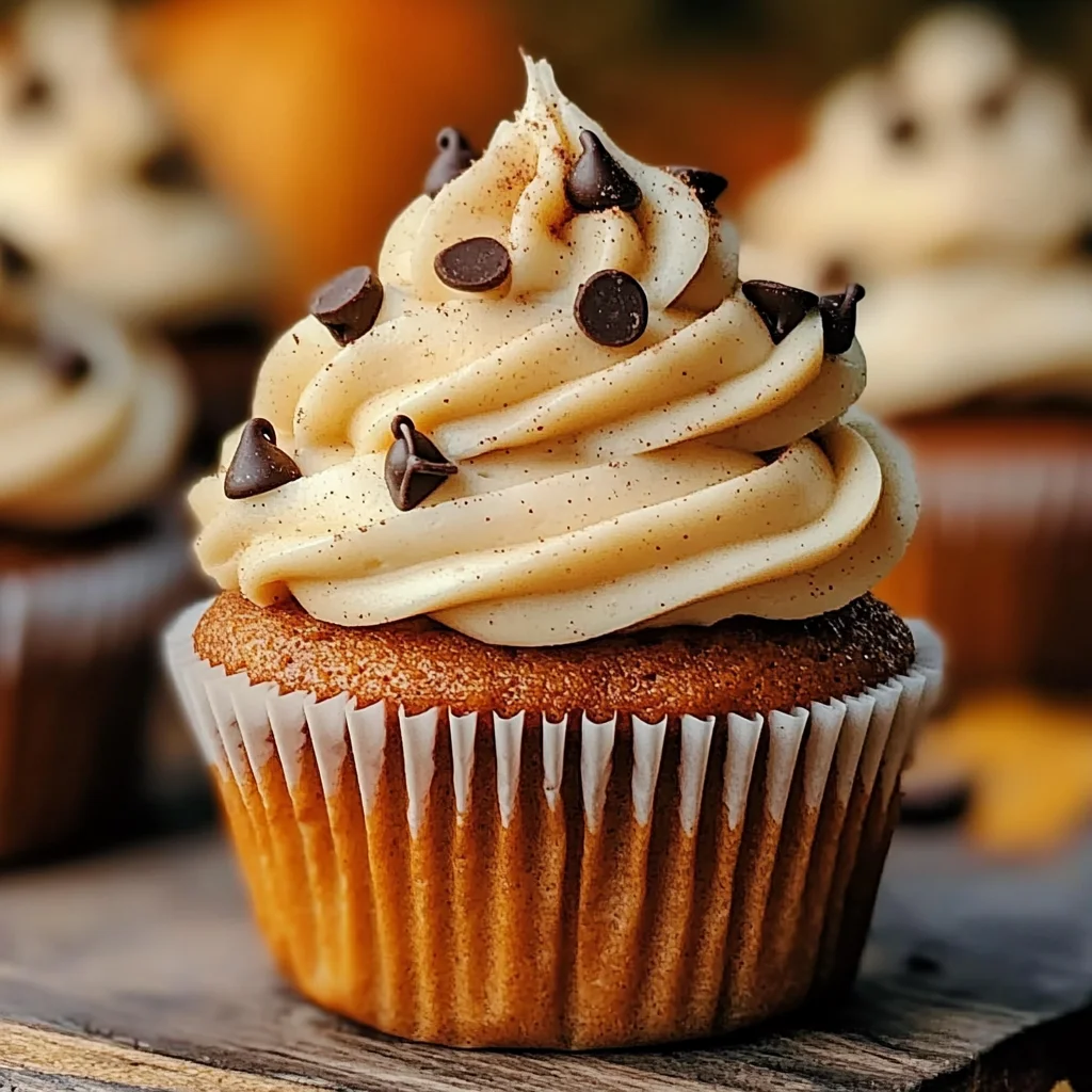 Delicious Pumpkin Cupcakes with Cream Cheese Frosting Recipe