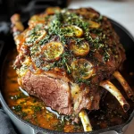 Delicious Slow Roasted Lamb Shoulder with Garlic and Herbs Recipe