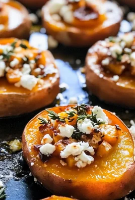 Delicious Sweet Potato Rounds with Honey & Feta Crumble Recipe