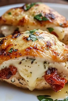Dubliner Cheese and Tomato Stuffed Chicken Breasts