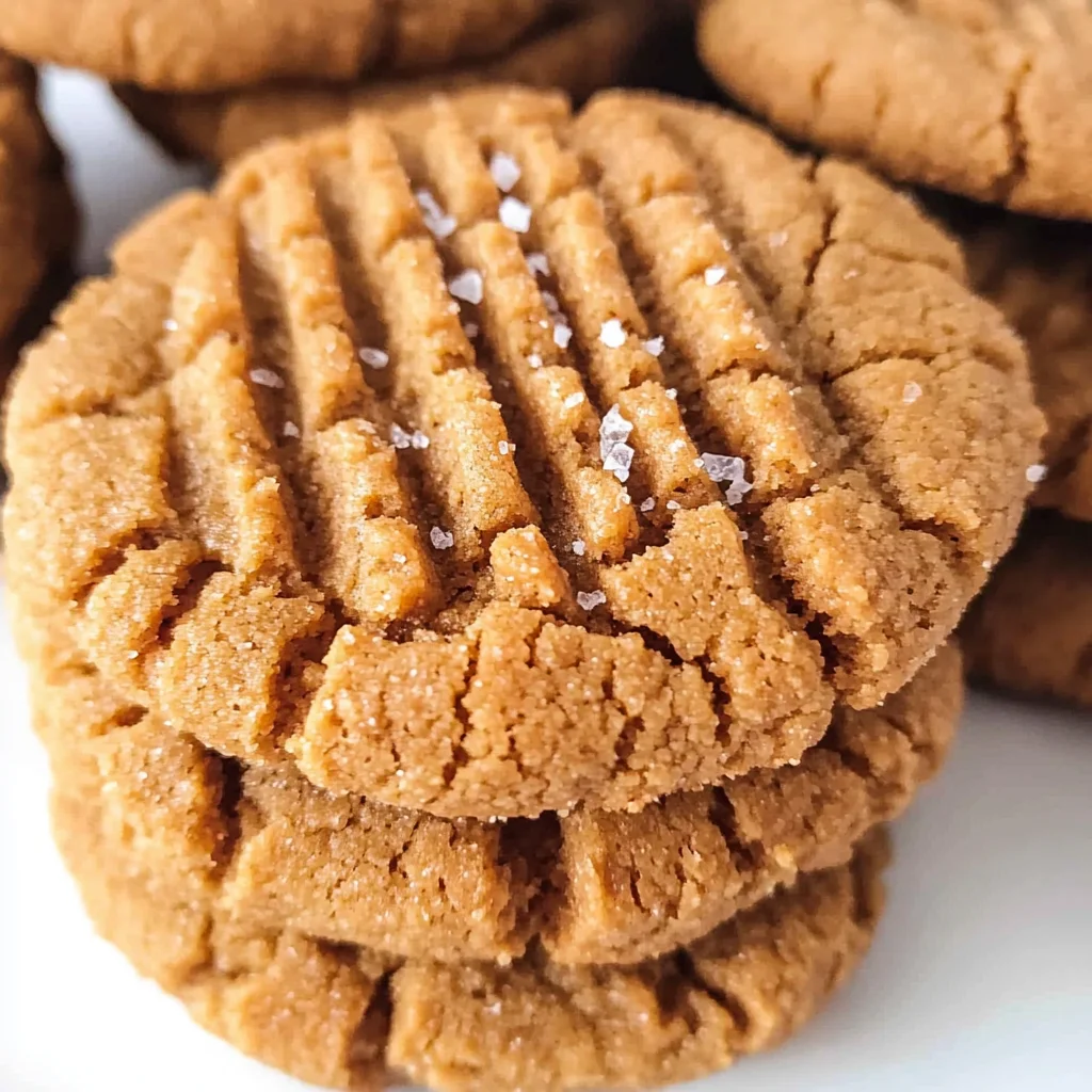 Easy 3 Ingredient Peanut Butter Cookies