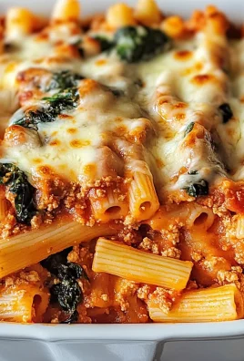 Easy Best Baked Ziti Recipe with Spinach and Smoked Mozzarella