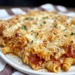 Easy Chicken Parmesan Casserole With Pasta