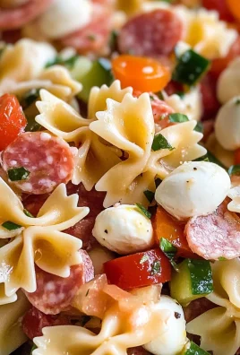 Easy Italian Bow Tie Pasta Salad
