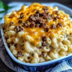 Father’s Day Mac and Cheese with beef