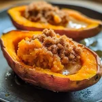 Fluffy Cinnamon Butter Baked Sweet Potato