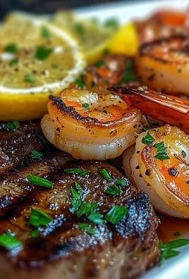 Garlic Butter Grilled Steak and Shrimp Recipe