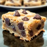 Gooey Peanut Butter Chocolate Chip Cookie Bars