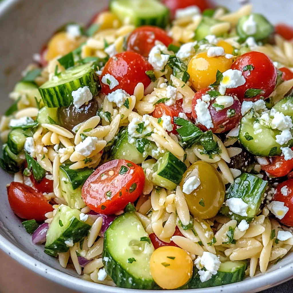 Greek Orzo Salad
