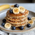 Healthy Banana Oatmeal Pancakes (Quick & Easy!)