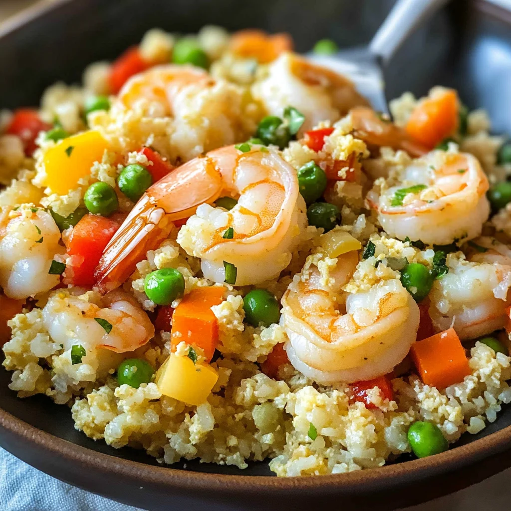 Healthy Cauliflower Fried Rice with Vegetables Recipe (Keto-Friendly)