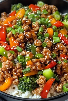 Healthy Teriyaki Turkey Rice Bowl