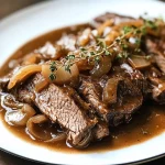 Hearty Instant Pot French Onion Pot Roast Recipe