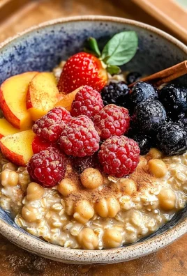 High Protein Chickpea Oatmeal (5 Minutes)