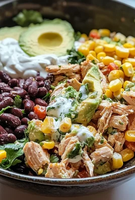 High Protein Southwest Chicken Salad