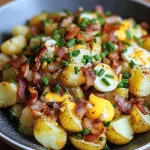 Honey Mustard Crispy Smashed Potato Salad