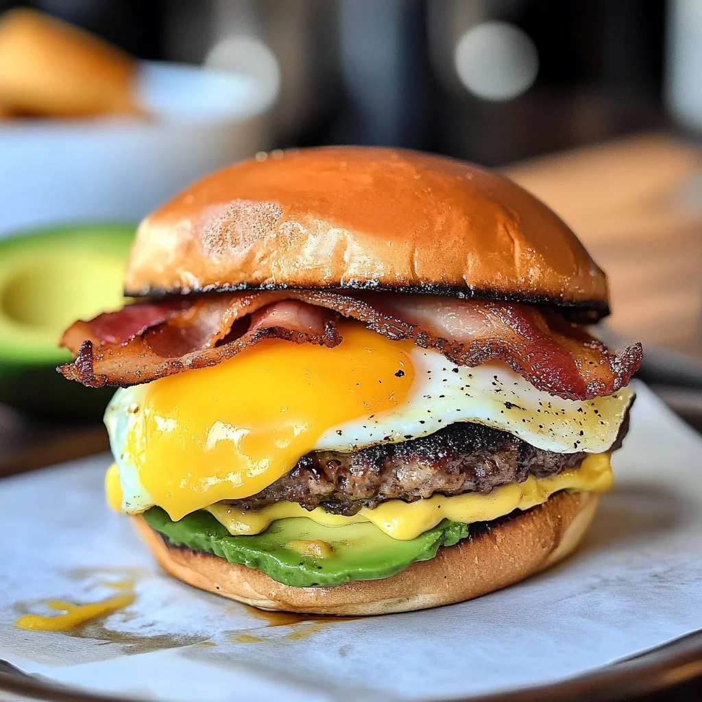 Keto Breakfast Burger