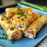 Keto Creamy Ham and Cheese Roll Ups