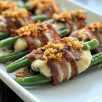 Keto Green Bean Casserole Bacon Bundles