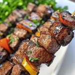 Keto Grilled Sirloin Steak Kebabs