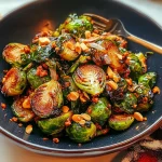 Korean Gochujang Stir-Fried Brussels Sprouts