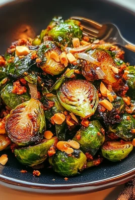 Korean Gochujang Stir-Fried Brussels Sprouts