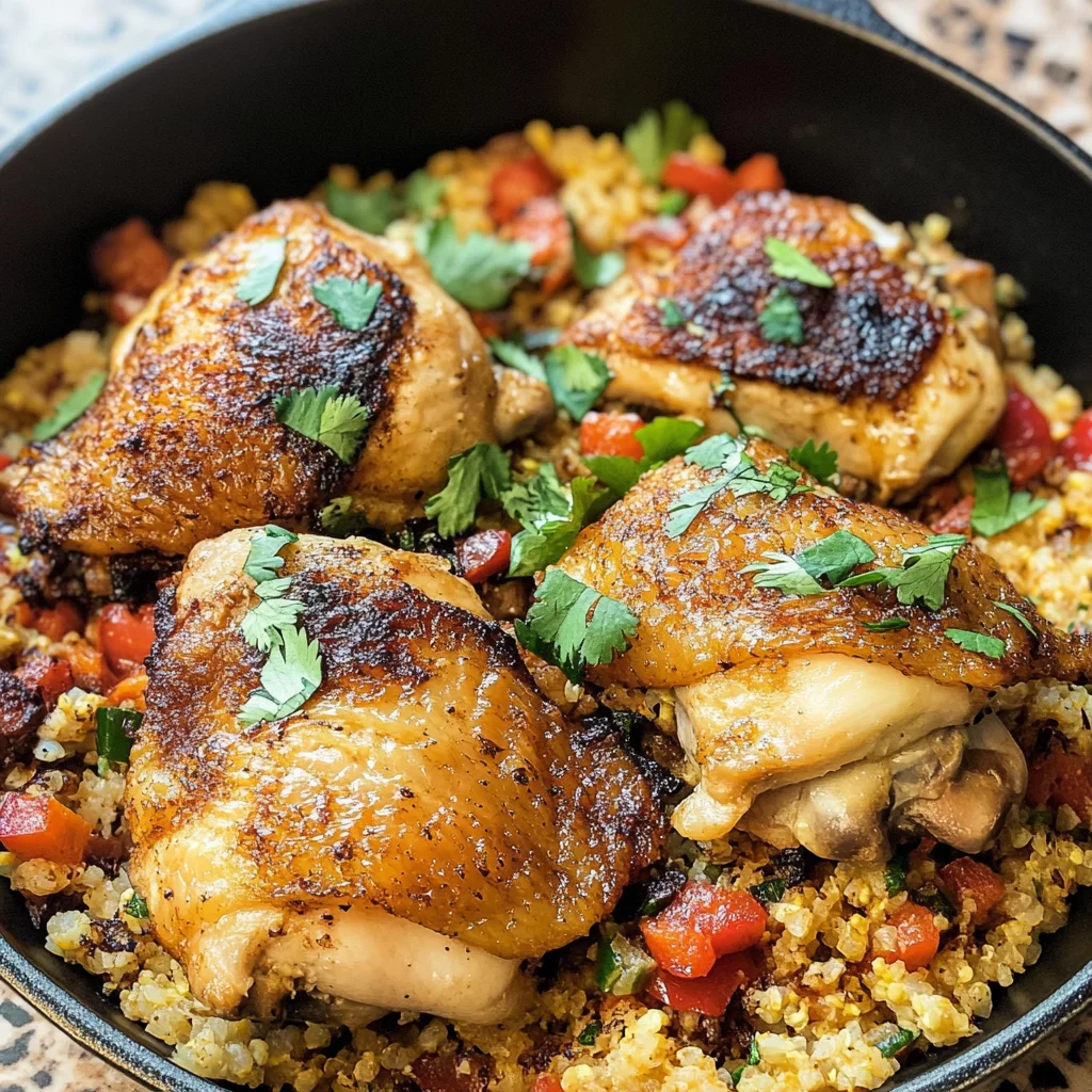 LOW CARB ARROZ CON POLLO RECIPE