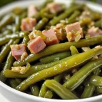 Low-Carb Slow Cooker Green Beans and Ham