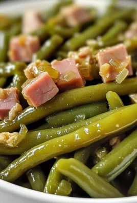 Low-Carb Slow Cooker Green Beans and Ham