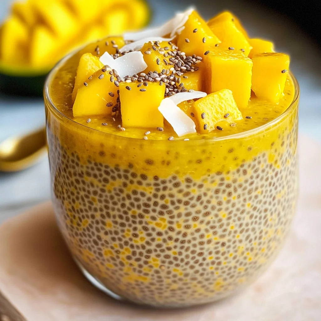 Mango Chia Pudding
