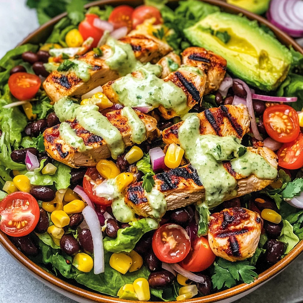 Mexican Grilled Chicken Salad