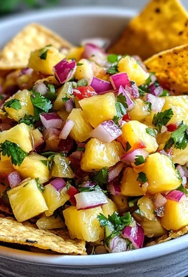 Pineapple Salsa with Tortilla Chips